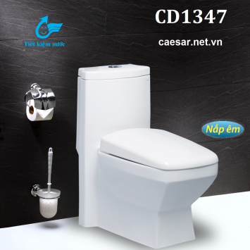 Bàn cầu một khối (Nắp Êm) - CD1347