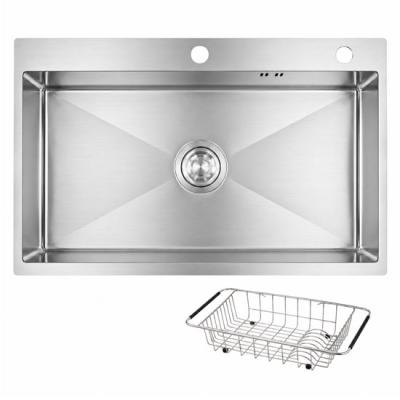 Chậu rửa chén inox - 1 Hộc CAESAR - KSH01H082SX